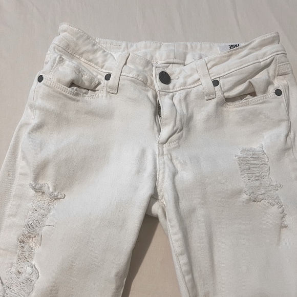 3 for 1 All White Jean Bundle • Straight Leg Boot Cut & Skinny • Hudson & Paige - Picture 6 of 14